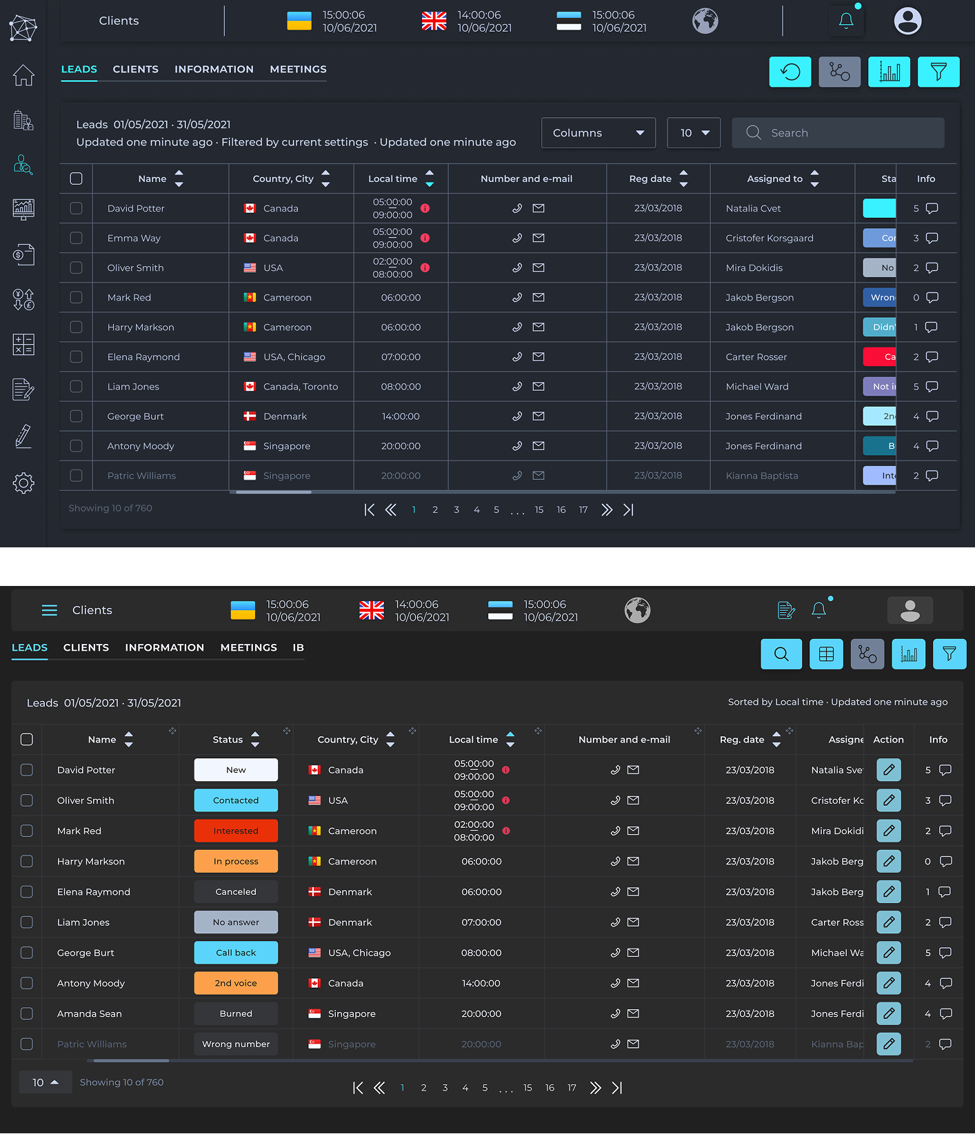 Color scheme redesign
